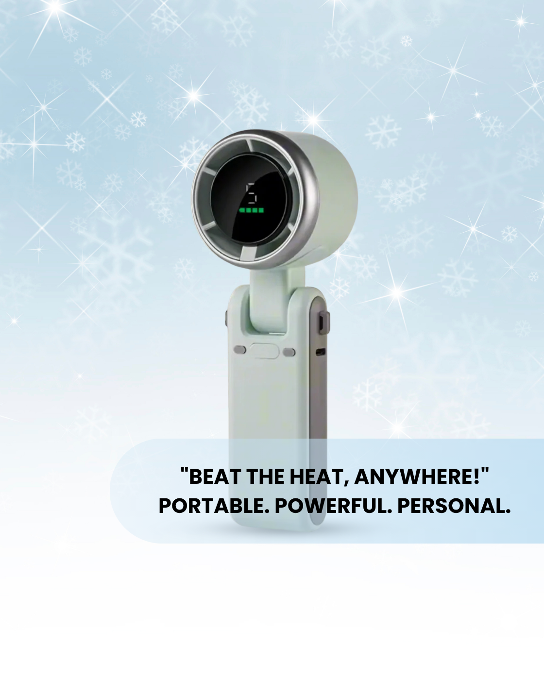 BreezeMax 3-in-1 | 5-Speed Foldable Neck & Turbo Fan