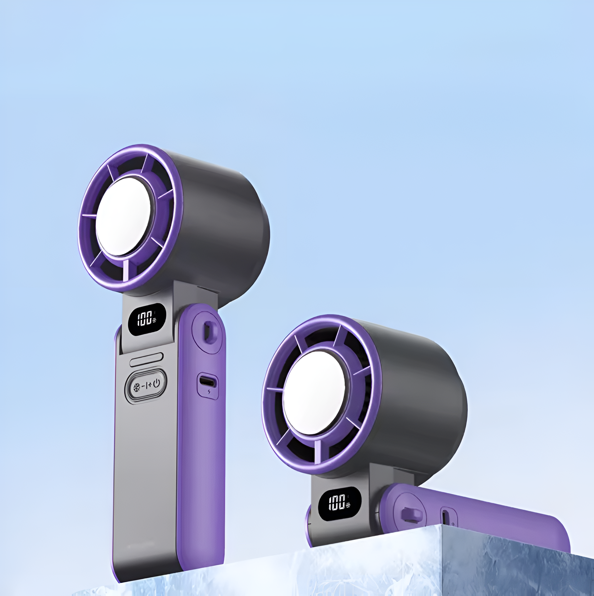 Breezemax Frost–Portable Cooling Fan with Cold Air Boost