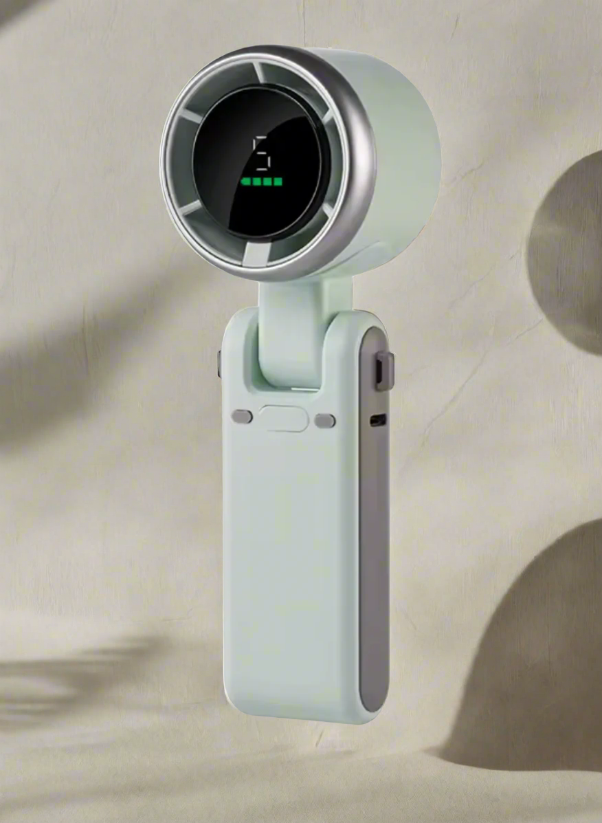BreezeMax 3-in-1 | 5-Speed Foldable Neck & Turbo Fan